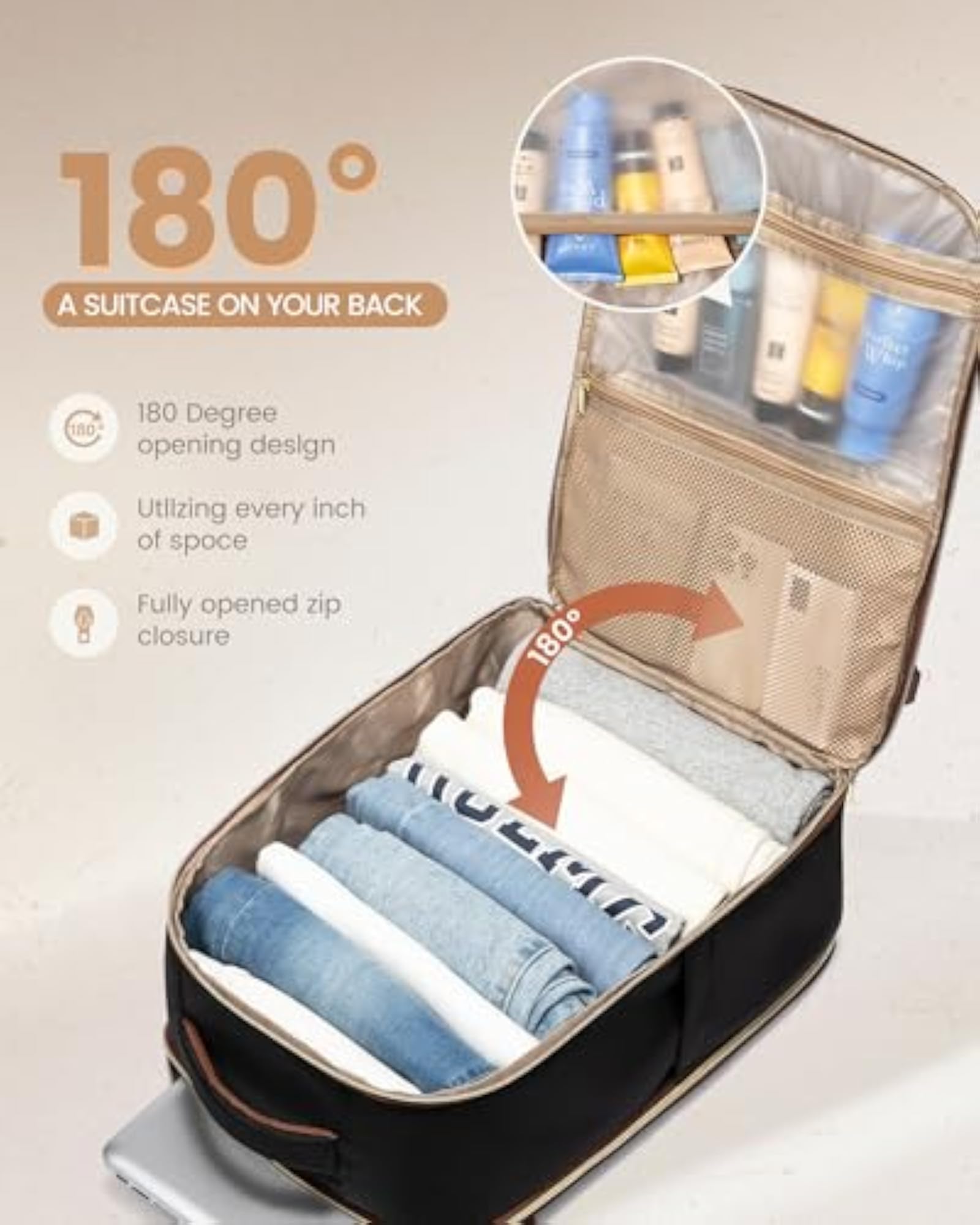Women's Stylish Laptop Backpack, Perfect for Work & Travel